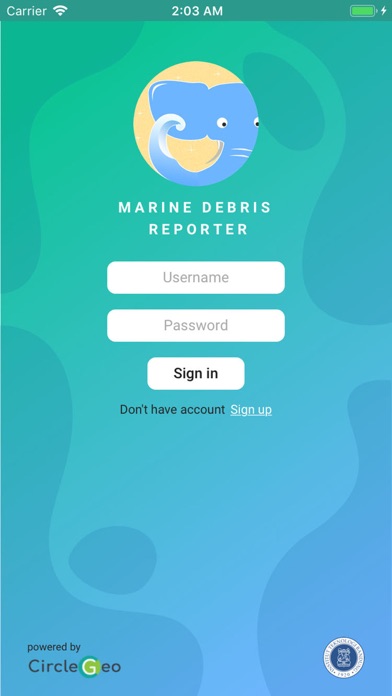 How to cancel & delete Marine Debris Reporter from iphone & ipad 1