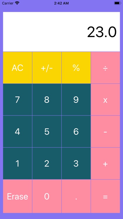 Simple pretty calculator