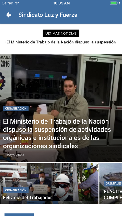 Screenshot #2 pour Luz y Fuerza Zona del Paraná