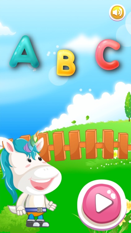 Little Unicorn Reading Alphabe