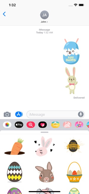 Happy Easter Egg Hunt Stickers(圖3)-速報App