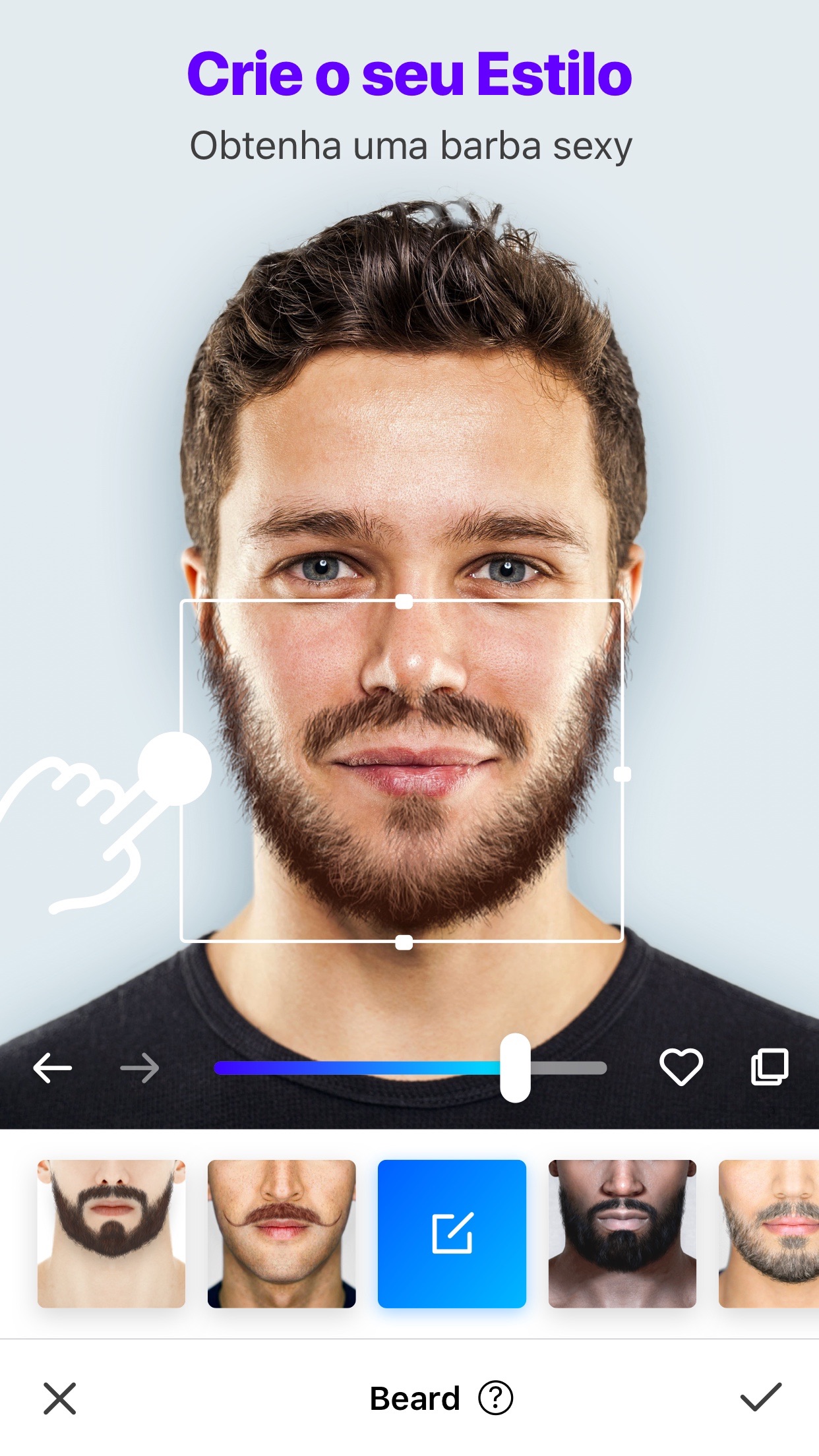 Screenshot do app Manly - Editor Musculos Corpo