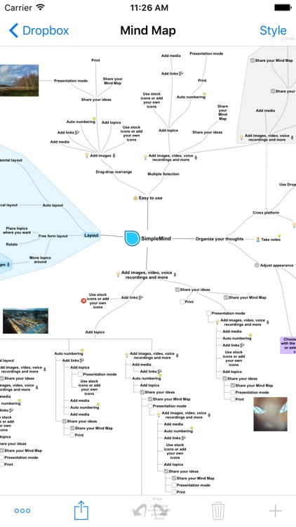 SimpleMind+ Mind Mapping