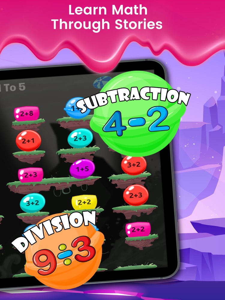 Monster Math : Kids Fun Games App for iPhone - Free Download Monster