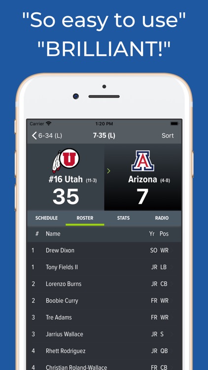 Arizona Football Schedules