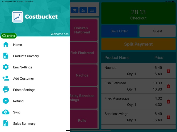 Costbucket Point Of Sale (POS)