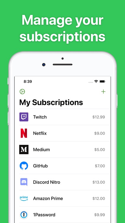 Subscription Manager+