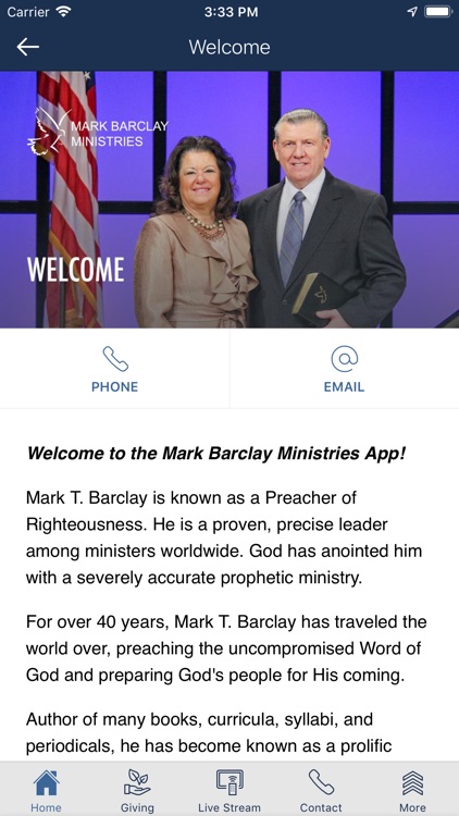 Mark Barclay Ministries