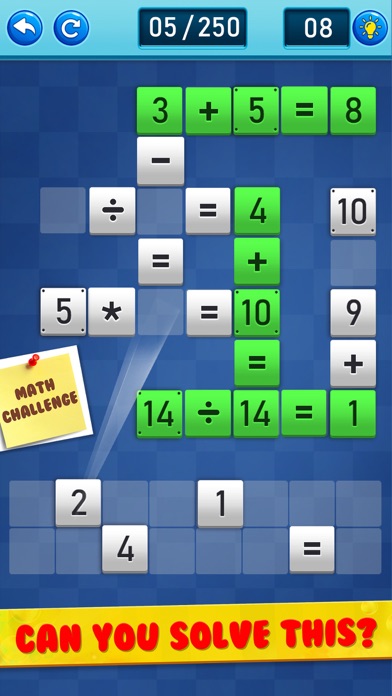 Math cross puzzle - Brain out screenshot 2
