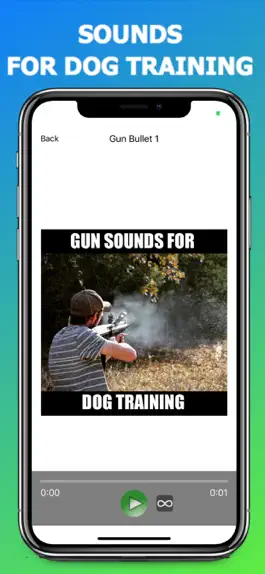 Game screenshot Gun Sounds for Dog Training hack