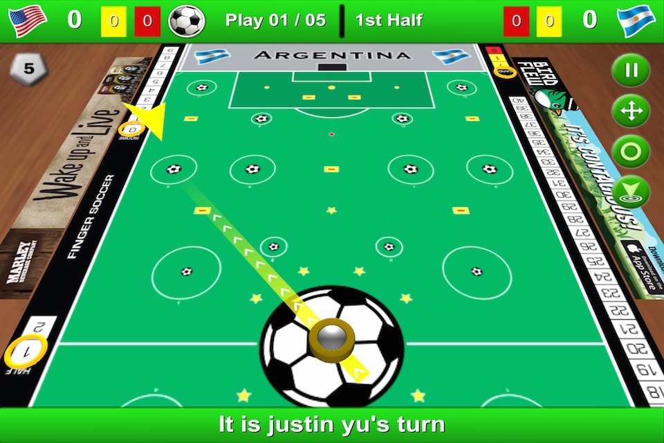 Finger Soccer : World Edition screenshot 3