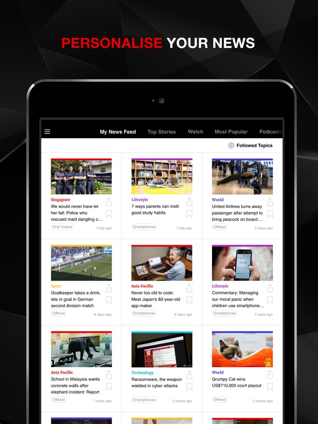 CNA (Channel NewsAsia) on the App Store