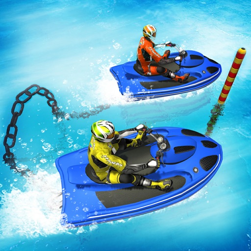 Chained Jet Ski Race Stunts