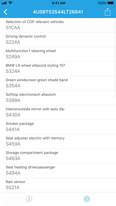 VIN decoder for BMW screenshot 3