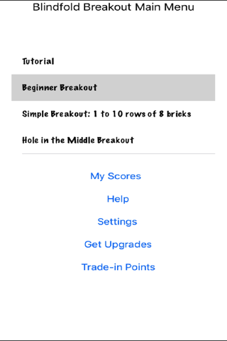 Blindfold Breakout - náhled