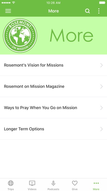 Rosemont App