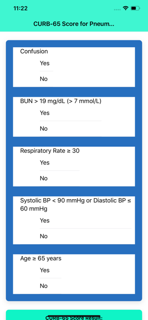 Pneumonia Score - CURB-65(圖1)-速報App