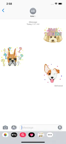 Game screenshot Many Animated Dog Breeds Emoji mod apk