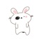 I am a lovely little rabbit, you can express your mood through my expression