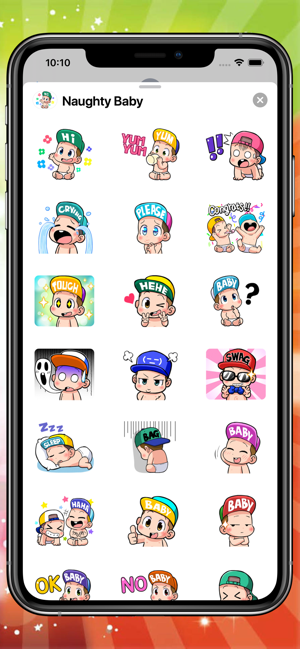 Naughty Baby Stickers(圖1)-速報App