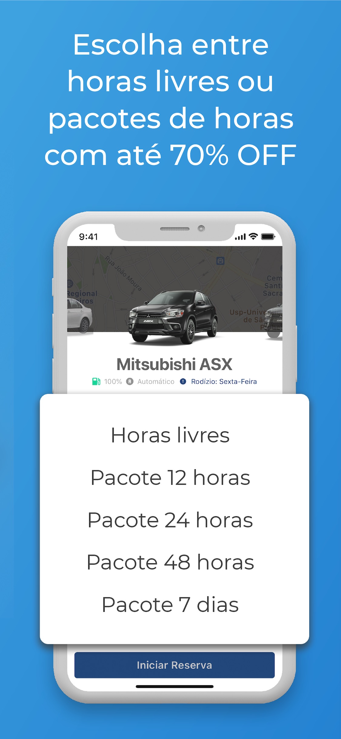 Screenshot do app Turbi - Aluguel de Carros