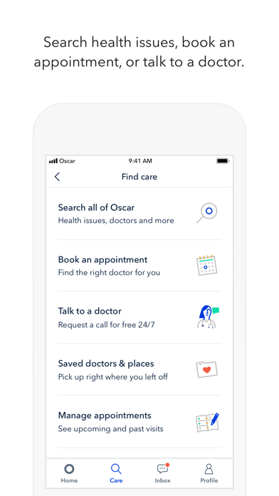 Oscar Health screenshot