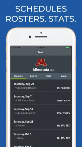 Game screenshot Minnesota Football Schedules mod apk