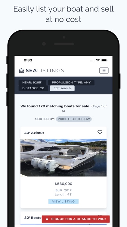 SeaListings - Boats for Sale