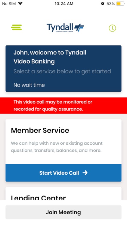 Tyndall Video Banking