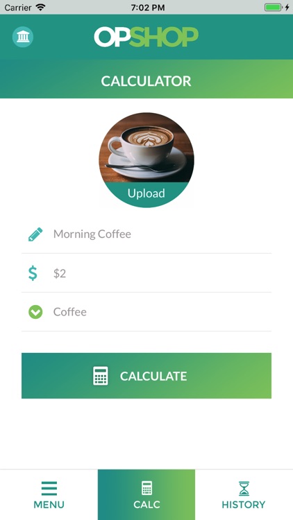 OpShop: Shop less, Invest More