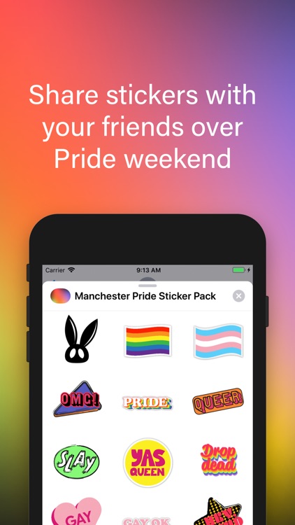 Manchester Pride Sticker Pack