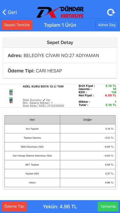 Dündar B2B screenshot 3