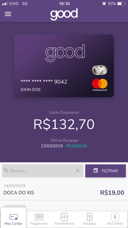 Goodticket Cartão