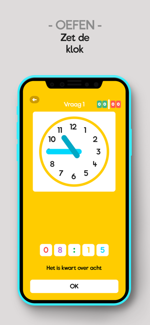 KlokWijs - leren klokkijken(圖5)-速報App