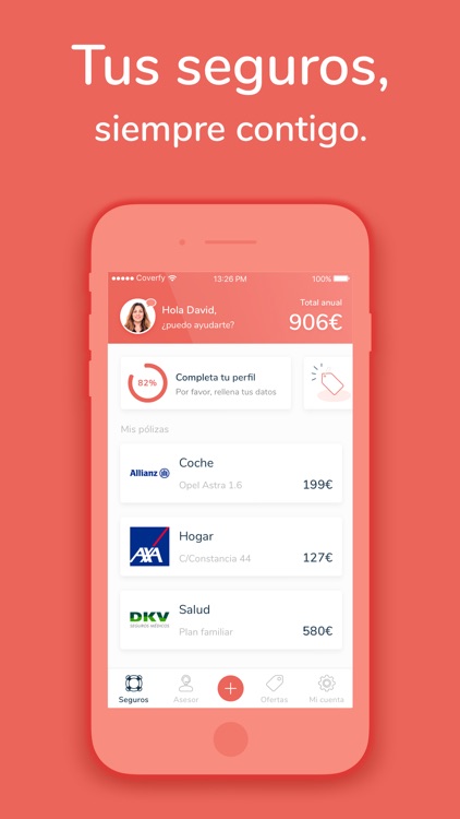 Coverfy - Tu app de seguros