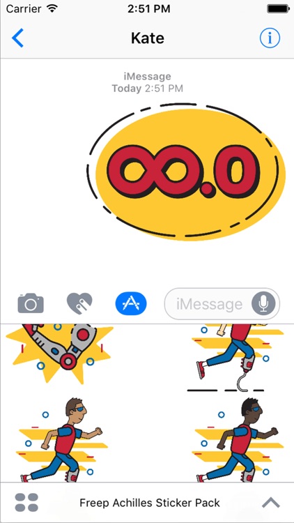 Achilles Marathon Sticker Pack screenshot-4