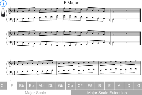 Major Scales Piano screenshot 4