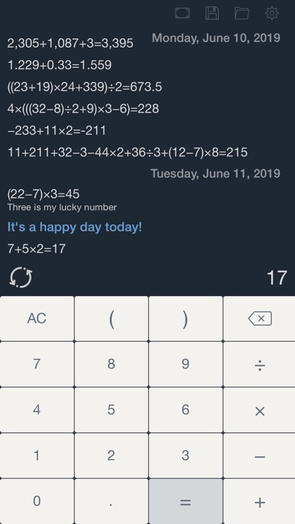 Calculator - history function screenshot-9