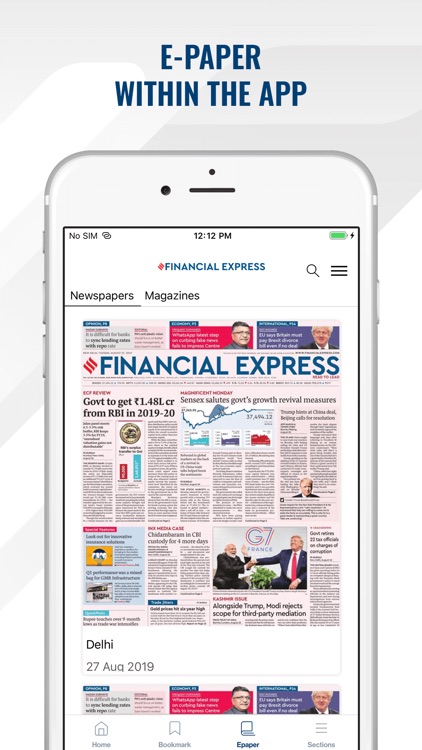 Financial Express screenshot-1