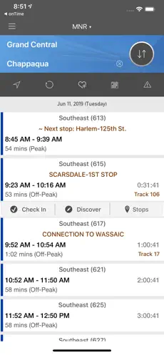 Screenshot 4 onTime : MNR - MetroNorth Rail iphone