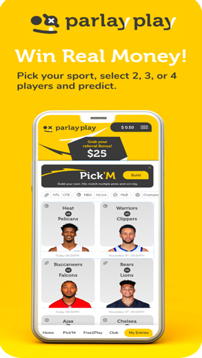 ParlayPlay Fantasy Sports Game for iPhone - APP DOWNLOAD