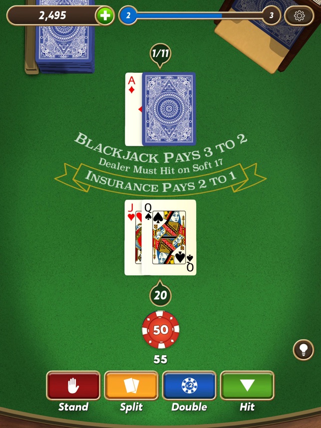 free blackjack app for ipad