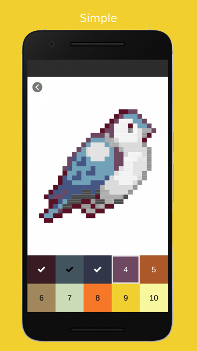 Pixel Art Color by Numbers 2D screenshot 3