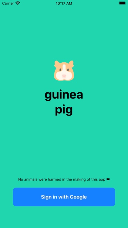 Guinea Pig App