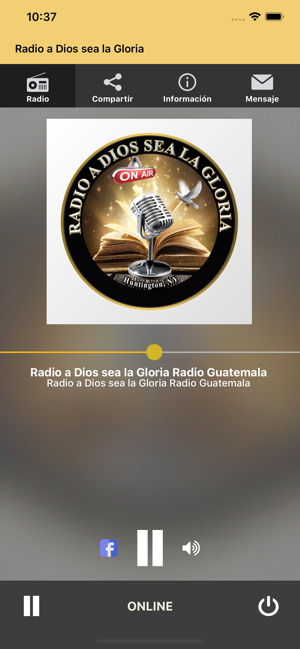 Radio a Dios sea la Gloria