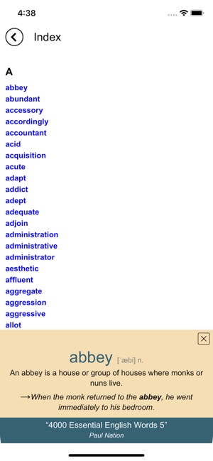 4K Essential English Words 5(圖5)-速報App