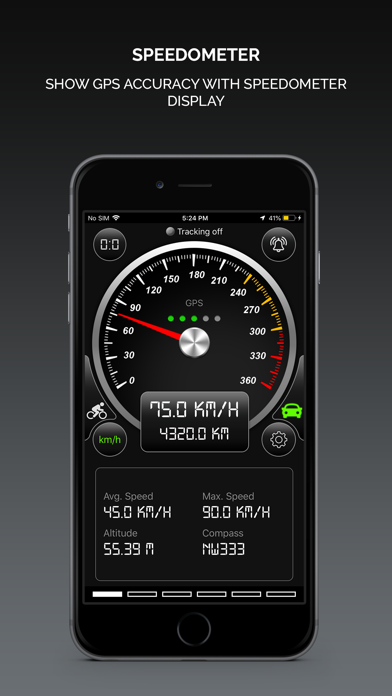 Smart GPS Speedometer PRO Screenshot 1