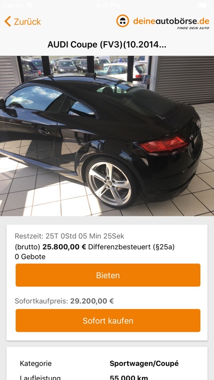 B2B-Auktion deineautobörse.de screenshot-5