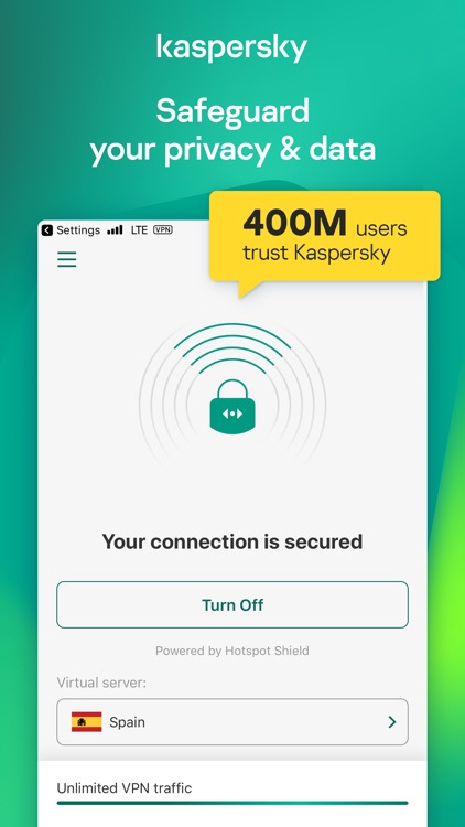 Secure VPN & Proxy – Kaspersky screenshot-0
