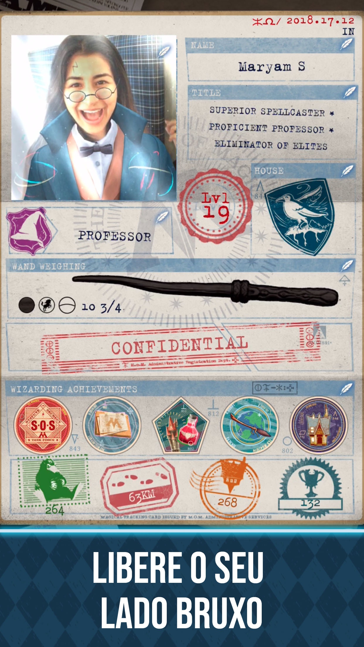 Screenshot do app Harry Potter: Wizards Unite